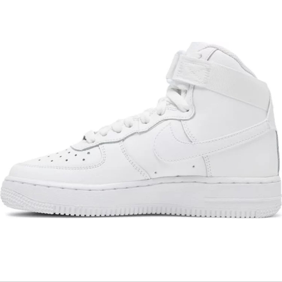 NIKE Air Force 1/High LE GS/'Triple White'/NEW IN BOX WITH TAG - Picture 3 of 13